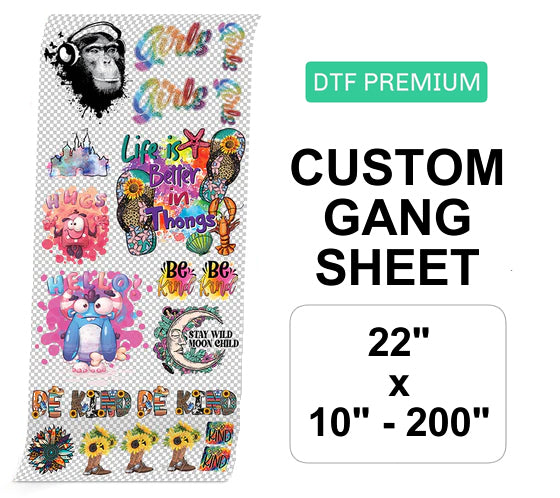CUSTOM GANG SHEET - UPLOAD A PRE-MADE SHEET